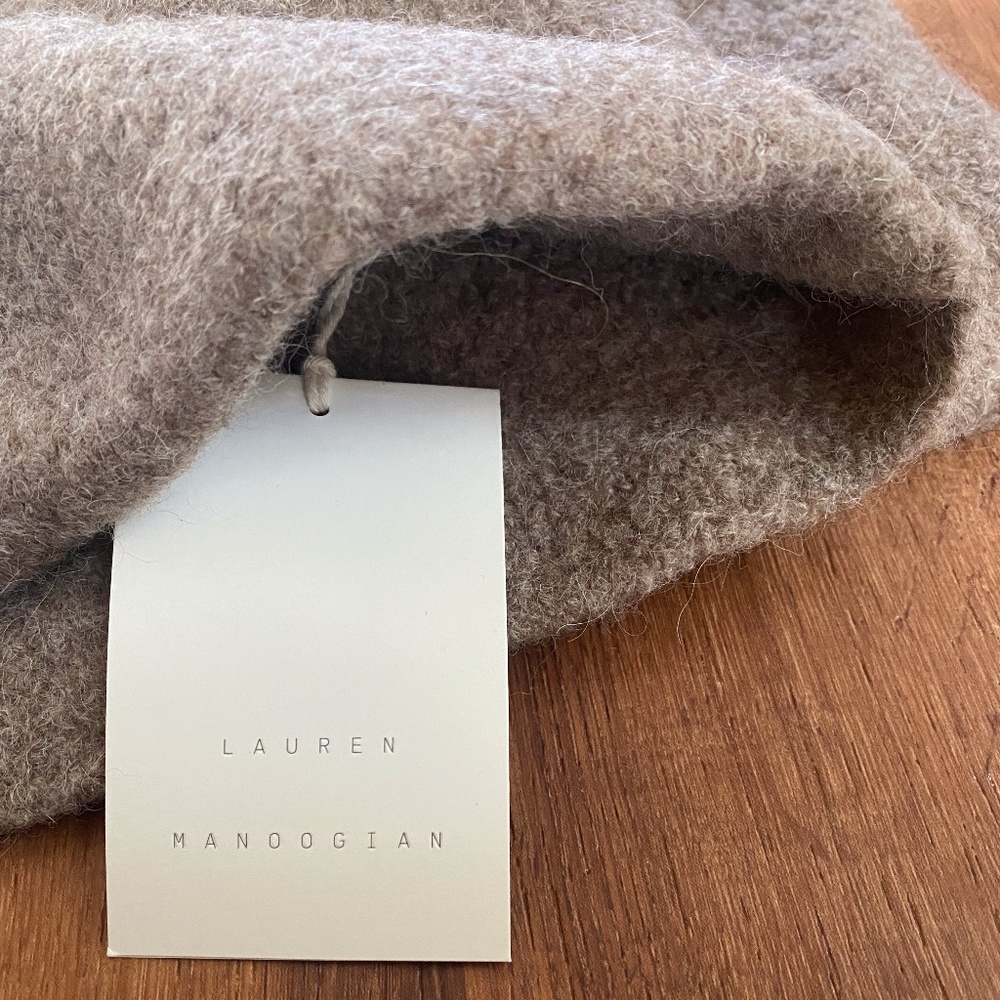 DOUBLE FACE COAT / MOUSE Lauren Manoogian Size 2